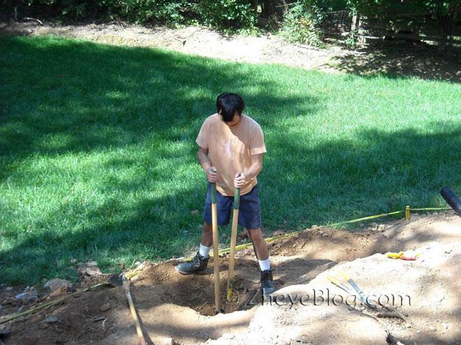 digging